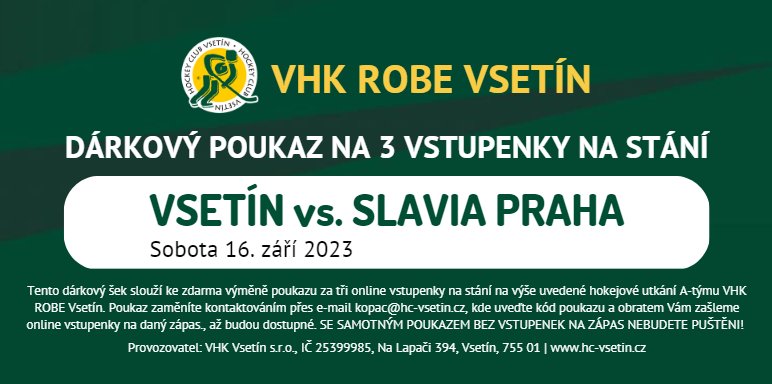 Ukzka drkovho poukazu na ti vstupenky na zpas VHK jako odmna za darovn krve.